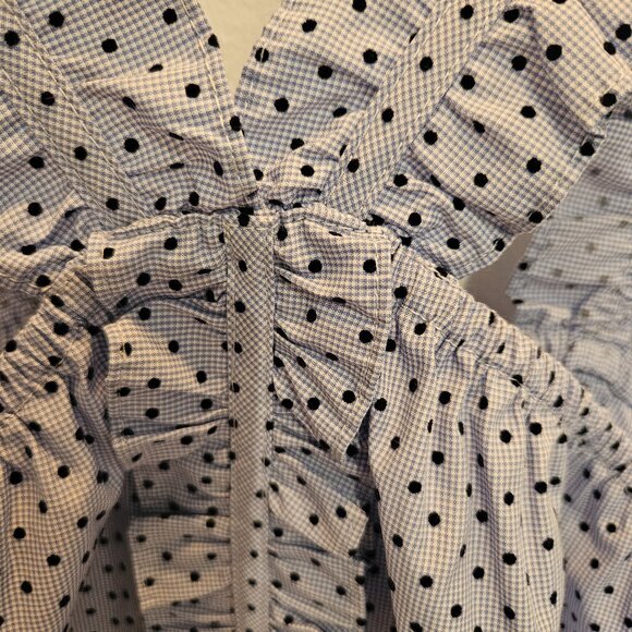 Anthropologie Polka Dot Top - Picture 3 of 4